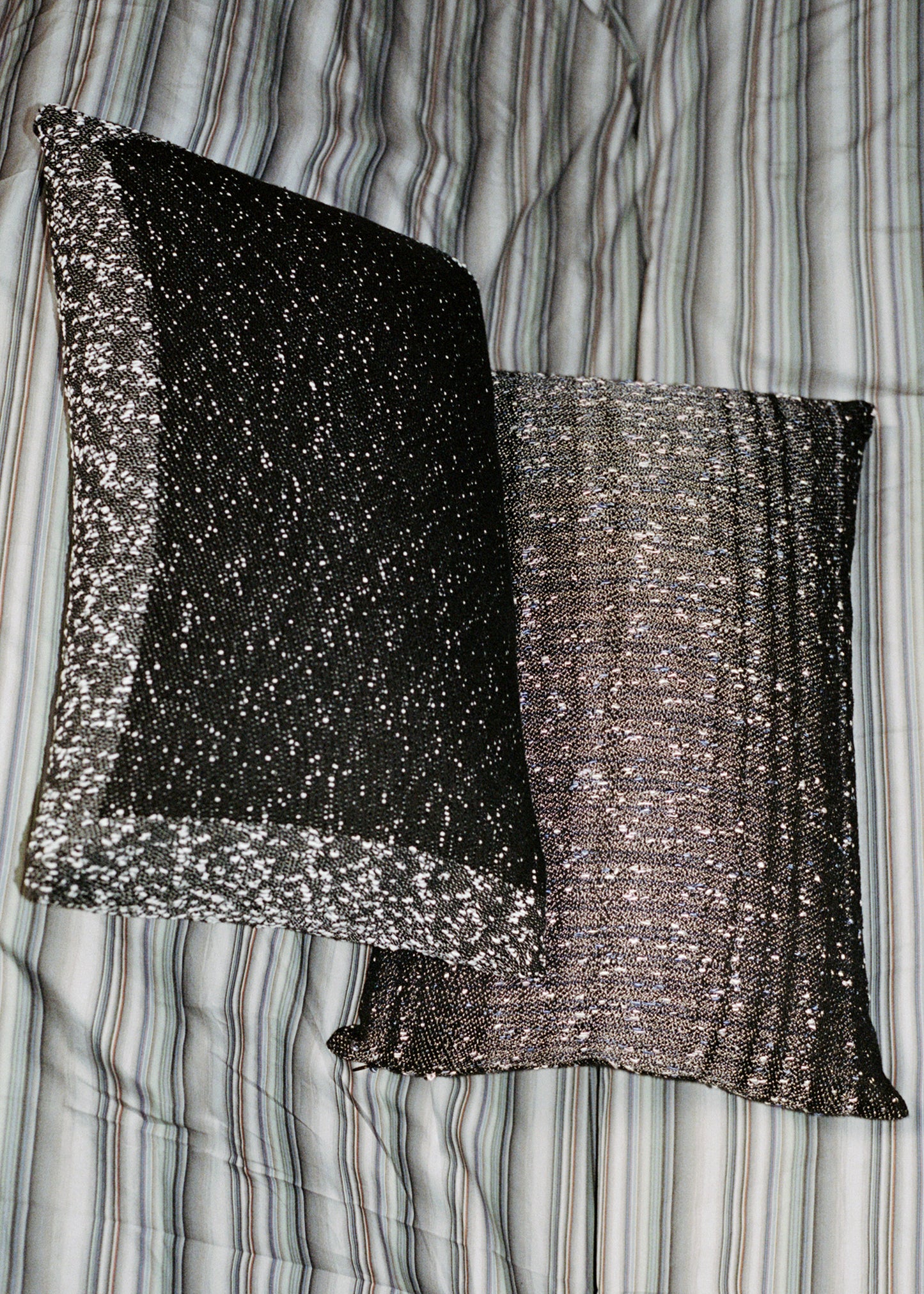 Teget x Unspun – Static Noise Cushion – Sugar