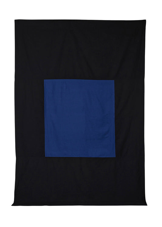 Sofa Cover – Black and Blue
